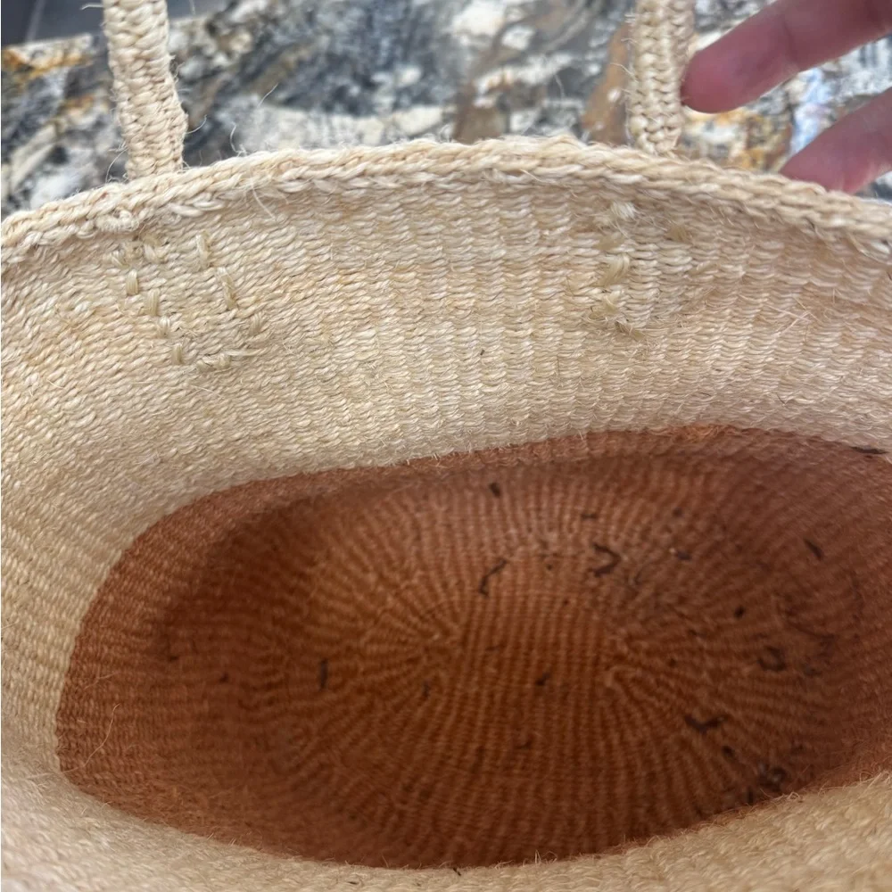 Handmade Two-Tone Tote Bag - Picture 3 of 3
